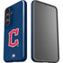 MLB Cleveland Guardians - Solid Distressed Galaxy S25 Impact Case